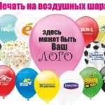 Печать на воздушных шарах